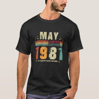 T-shirt Vintage 41 Ans Rétro Anniversaire Magnifique Depui