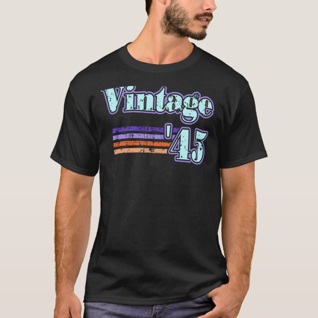 T-shirt Vintage 45 (Devant)