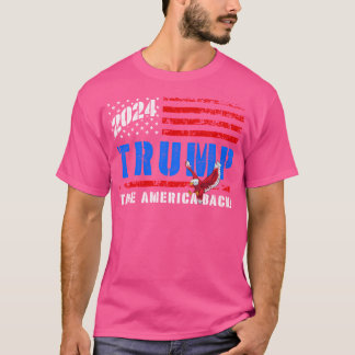 T-shirt Vintage 45 47 2024 Reprendre Merica Avec Aigle Fly