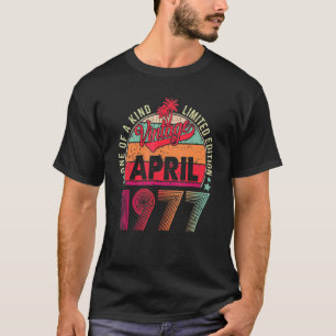 T-shirt Vintage 45e anniversaire stupéfiant depuis avril 1