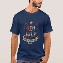 Vintage 4 juillet Fête de l'Indépendance Rétro USA