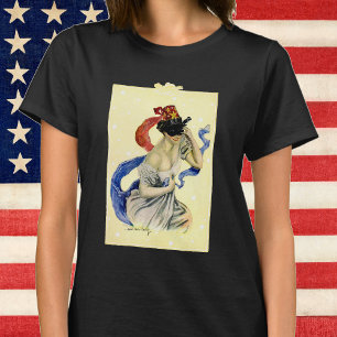 T-shirt Vintage 4 juillet Patriotique