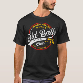 T-shirt Vintage 50e anniversaire Old Balls Club 1974 pour