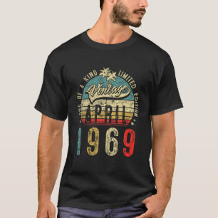 T-shirt Vintage 53 Ans Avril 1969 Décorations 53E B
