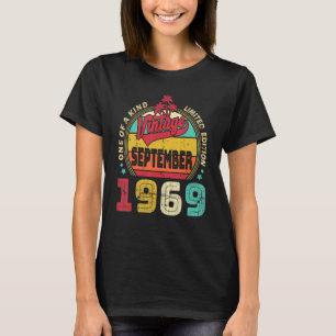 T-shirt Vintage 53ème anniversaire stupéfiant depuis septe