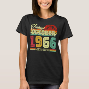 T-shirt Vintage 56ème anniversaire stupéfiant depuis octob
