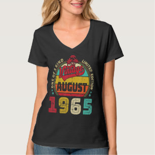 T-shirt Vintage 57ème anniversaire stupéfiant depuis août