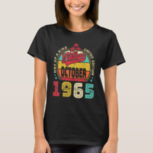 T-shirt Vintage 57ème anniversaire stupéfiant depuis octob