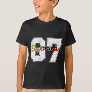T-shirt Vintage 67 Numéros 6 7 Mème de pourriture cérébral