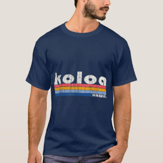 T-shirt Vintage 70 s 80 s Style Koloa