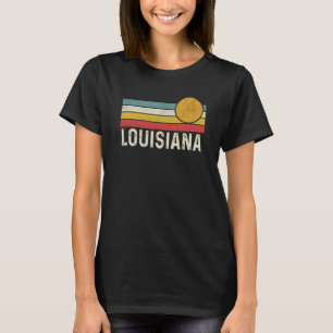 T-shirt Vintage 80s Sunset Summer Retro Style Louisiane US