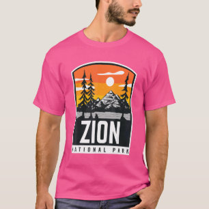 T-shirt Vintage 80s Zion National State Park Randonnée Voy