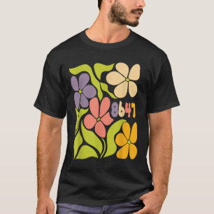 T-shirt Vintage 86 47 Président Fleur anti-Trump