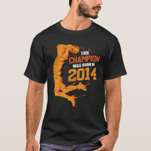 T-shirt Vintage 8E Anniversaire Basketball 2014 Distressed