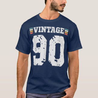 T-shirt Vintage 90 ans Joyeux 90e anniversaire Sports amus