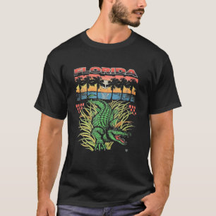 T-shirt Vintage 90'S Florida Alligator T Everglades Maréc