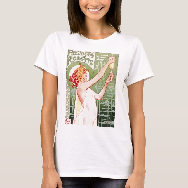 T-shirt Vintage Absinthe Robette (Devant)