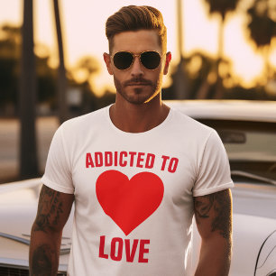 T-shirt Vintage accro à l'amour des années 1980 Groom T-SH
