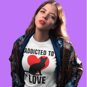 T-shirt vintage ADDICTÉ À LOVE