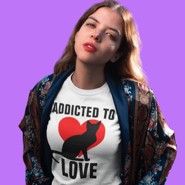 T-shirt vintage ADDICTÉ À LOVE (Créateur téléchargé)