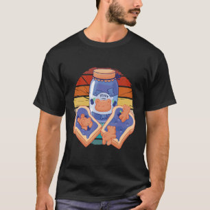 T-shirt Vintage Adorable Confiture Teddy Et Toasts Teddy C