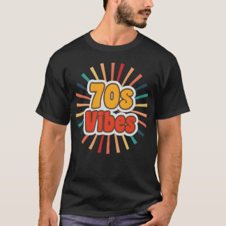 T-shirt Vintage Aesthetic Retro 70s Vibes gift