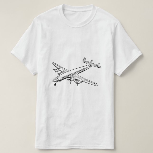 T-shirt Vintage Airliner (Design devant)
