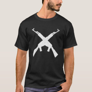 T-shirt Vintage Ak 47 Auto Assault Rifle Gun Rights 2e am