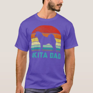 T-shirt Vintage Akita Dad - Amoureux des chiens