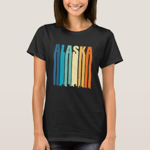 T-shirt Vintage Alaska Hommes Femmes Enfants Garçons Fille