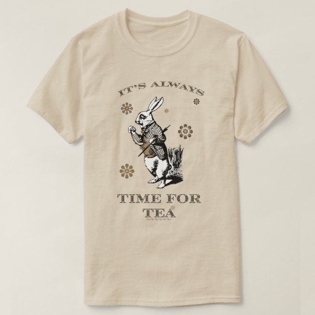 T-shirt Vintage Alice au pays des merveilles (Design devant)