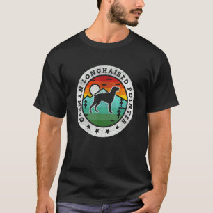 T-shirt Vintage Allemand LonghEI Pointeur Retro Chien Mama