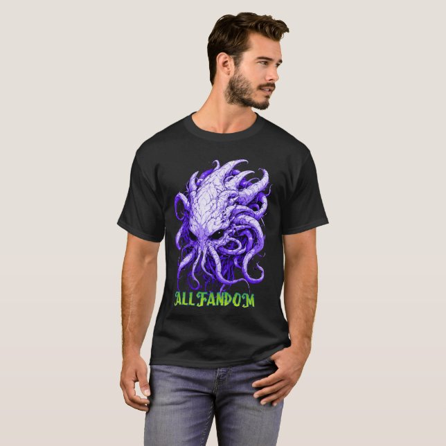 T-Shirt Vintage Allfandom Alien Wizard (Devant entier)