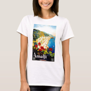 T-shirt Vintage Amalfi Italie Europe Travel
