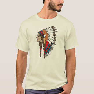 T-shirt Vintage amérindien