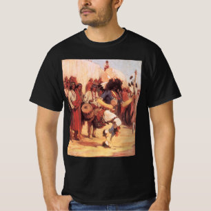 T-shirt Vintage Amérindiens Danseur de buffle par Cassidy