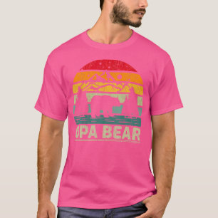 T-shirt Vintage Amoureux des animaux Ours Retro Opa Bear C