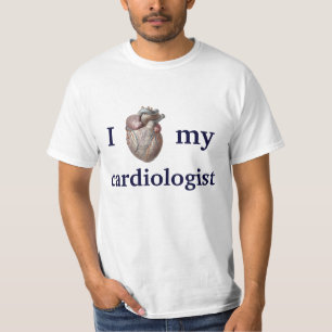 T-shirt Vintage Anatomie Humaine J'adore Mon Cardiologue