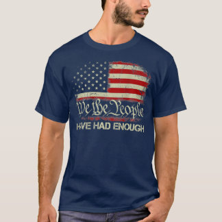 T-shirt Vintage Ancien Drapeau Nous, Les Gens, En Avons As