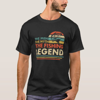 T-shirt Vintage Angler L'Homme Le Mythe La Légende de la p