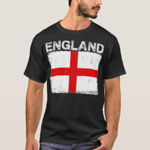 T-shirt Vintage Angleterre Drapeau Anglais Fierté Vêtement