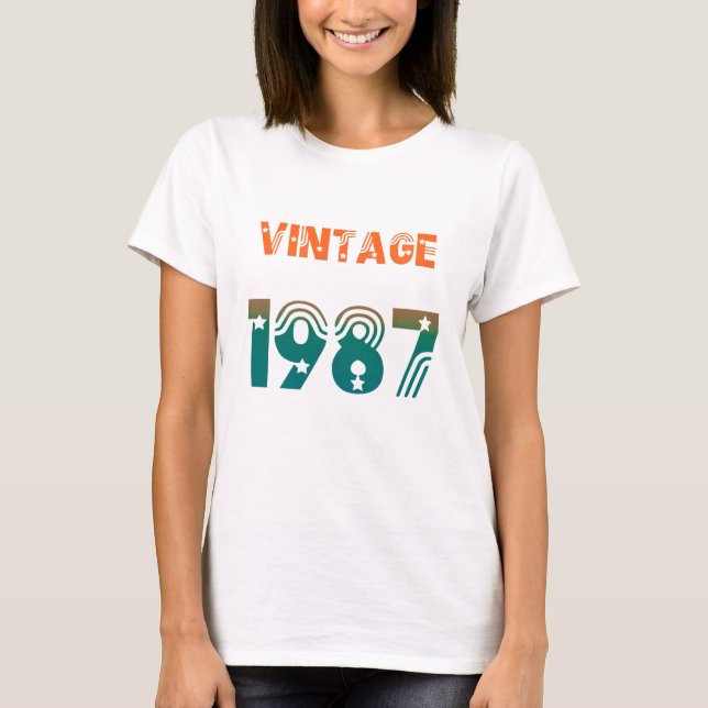 T-shirt vintage année 1987 🔥 (Devant)