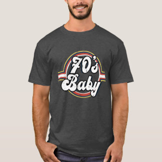T-shirt Vintage Années 1970 Classique 1970 70 Bébé Rétro a