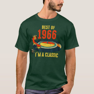 T-shirt Vintage Anniversaire 1966 Meilleur De 1966 Je Suis