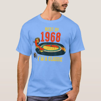 T-shirt Vintage Anniversaire 1968 Meilleur De 1968 Je Suis