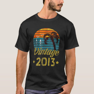 T-shirt Vintage Anniversaire 2013 Grand Pour Les Femmes