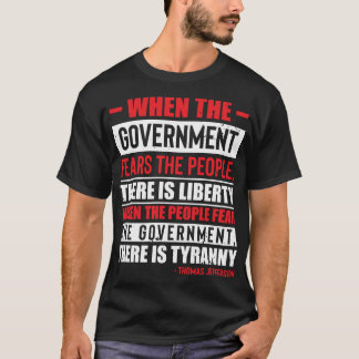 T-shirt Vintage anti-gouvernement Rétro Vintage