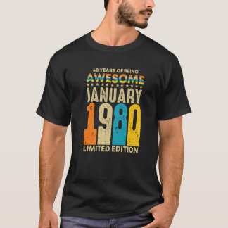 T-shirt Vintage Août 2003 Décorations 18 Ans 18E B