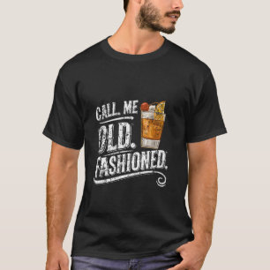 T-shirt Vintage Appelle-Moi Cocktail De Whisky À L'ancienn