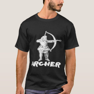 T-shirt Vintage Archer Silhouette Love Archery And Sport